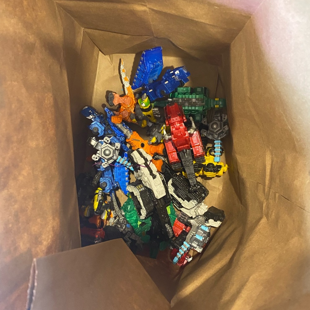 Colorful Dinosaur Robot Action Figure Set (Dinotrucks)